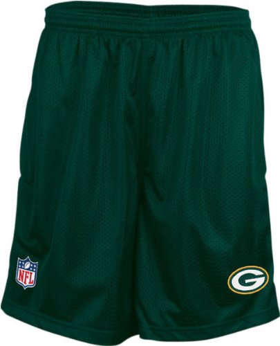 Green Bay Packers Green Youth Coaches Mesh Shorts