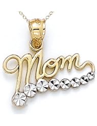 14kt Yellow Gold Mom Journey Pendant - Chain Included