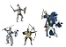 Exclusive to Amazon.co.uk.  Le Toy Van - Papo Blue Knights Set  (Armoured Blue Knight / King Richard Blue  / King Richards Horse / Genevan Knight Blue / Bowman Blue )