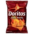 Doritos Spicy Nacho Tortilla Chips 12 oz (Pack of 6)