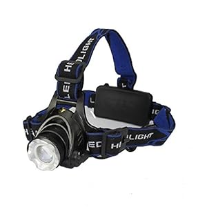 Amerzam LED Headlamp,Waterproof & lightweight Camping outdoor sports Headligh with usb Cable