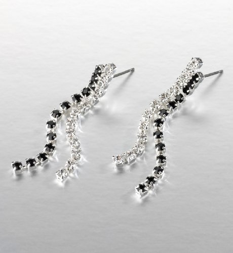 Double Strand Faux Jewel Earrings