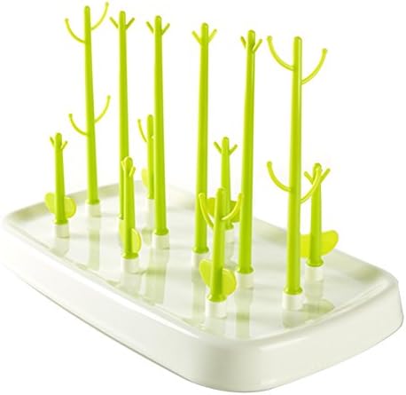 Holly Store Anti-Bacterial Baby Bottle Drying Rack Bush Design Random Color