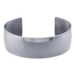 Stainless Steel Domed Cuff Bracelet