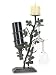 Grapevine Glass Wine Bottles Bar Rack & Candle Holder