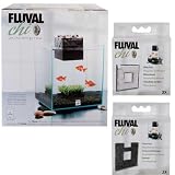Fluval Aquarium Chi 5 Gallon 10506 with A1420 3pk Filter Pad/ A1422 2pk Foam