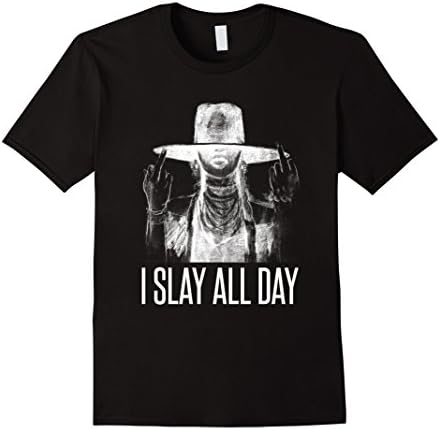 Men's I Slay All Day Large Black