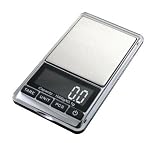American Weigh Scale Chrome-1kg Digital Pocket Scale, Chrome, 1000 X 0.1 G