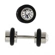 Stainless Steel Fake Plug with Clear CZ - 16g Wire - 6g Fake Plug - Sold as a Pair Stainless Steel Fake Plug with Clear CZ - 16g Wire - 6g Fake Plug - Sold as a Pair