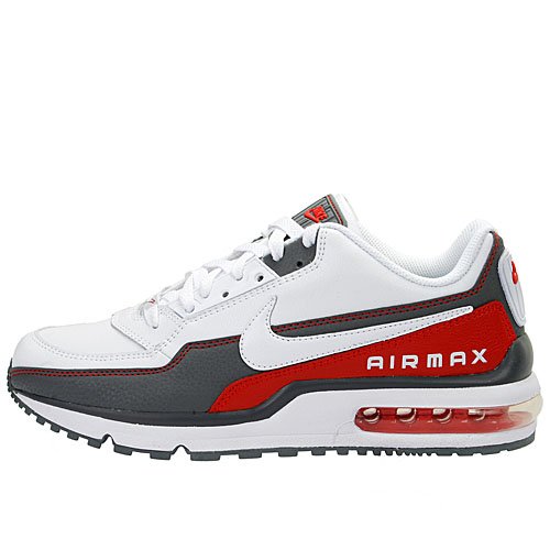 Nike Air Max LTD - White / White-Cool Grey-Sport Red, 10.5 D US Nike Air Max LTD - White / White-Cool Grey-Sport Red, 10.5 D US