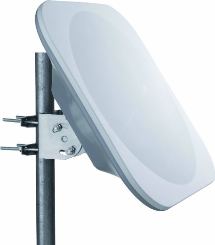 Microelectronic Micro Flat 440 Flachantenne mit integriertem Single LNB wei&szlig;
