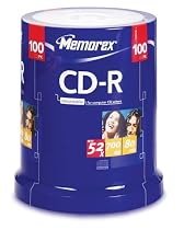 Memorex 827520-100 CD-R 52x 700MB 100 Pack