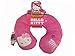 Hello Kitty Neck Rest Pillow Travel Cushion - Pink Face with Pink Bow