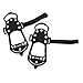 CAMTOA Shoe Spikes Shoe Claws, Anti-slip Sole Shoes Crampons, Spikes Snow Chains for Boots L
