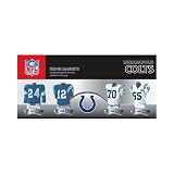 NFL Indianapolis Colts 4-Pack Uniform Magnet Set