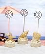 Seashell placecard table clips