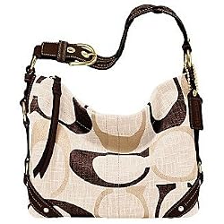 Coach Tonal C Carly Purse in Chocolate/Multi 12197