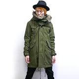 スラブツイル デタッチャブル フード＆ライナー モッズコート（aud2193-aud2352）【A】