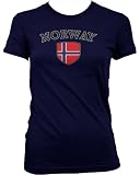Norway Flag Shield International Soccer Juniors T-shirt, Norwegian National Pride Juniors T-shirt