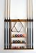 6 Pool Cue - Billiard Stick Wall Rack Made of Wood Oak Finish