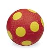 Crocodile Creek Red and Yellow Dots 7 Inch Playground Ball