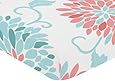 Fitted Crib Sheet for Modern Emma Baby/Toddler Bedding Set Collection - Floral Print