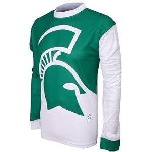 Michigan State Spartans Long Sleeve Mountain Bike Jersey