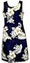 Misses White Hibiscus Short Tank Hawaiian Sun Dress