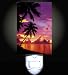 Hawaiian Tropical Sunset Decorative Night Light