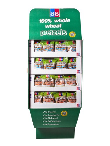 Beigel Beigel Bulk Pack Whole Wheat Pretzels Long Thick and Thin with Sea Salt, 5 Ounce (Pack of 96)