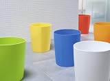 Homestyle Spirella Lemon Opaque Waste Basket Polypropylen White 25 cm x 24 cm