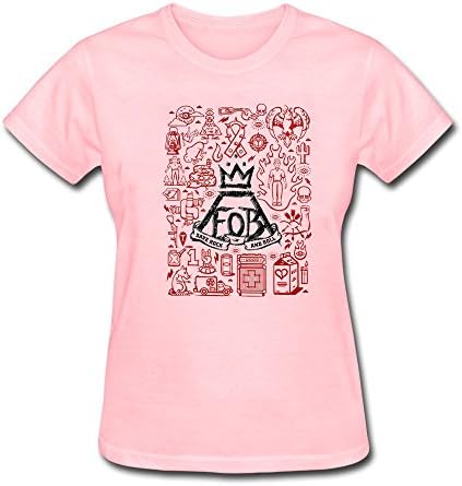 WZJ Women's Fall Out Boy FOB Poster Short T-shirt
