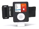 Tuneband, Grantwood Technology's Armband, Silicone Skin, and Screen Protector for iPod Nano, 3rd Generation, Compatible with Nike+iPod, BLACK