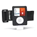 Tuneband, Grantwood Technology's Armband, Silicone Skin, and Screen Protector for iPod Nano, 3rd Generation (Square Shaped, 4GB/8GB), Compatible with Nike+iPod, BLACK
