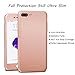 iPhone 7 Plus Case, Willnorn Norn One Full Body Coverage Ultra Slim Case with Tempered Glass Screen Protector for Apple iPhone 7 Plus(5.5-Inch) (Rose Gold)