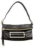 Givenchy Black Leather Foldover Handbag 6951040280