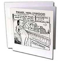 Londons Times Funny Music Cartoons - Dire Straits Collectible, I Want My MTV - Greeting Cards-12 Greeting Cards with envelopes