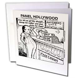 Londons Times Funny Music Cartoons - Dire Straits Collectible, I Want My MTV - Greeting Cards-12 Greeting Cards with envelopes