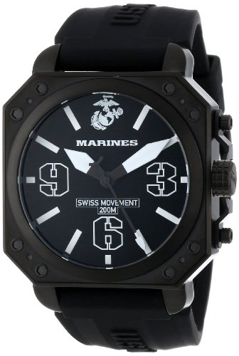 USMC Wrist Armor Men's WA142 Stainless Steel Swiss Quartz Watch On Sale
