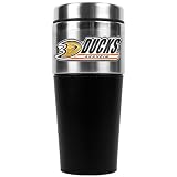 Anaheim Ducks NHL 16oz Travel Tumbler with Black Sleeve
