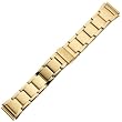 Marburger Chrono - Bracelet de montre en acier inoxydable - plaqué or IPG - 20, 22 et 24 mm