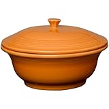 Fiesta 70-Ounce Covered Casserole, Tangerine