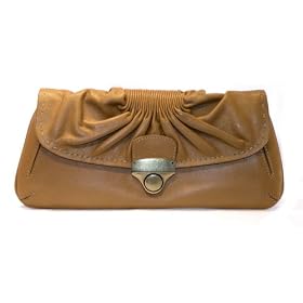 Kate Landry Mu Pocket Clutch in Honey