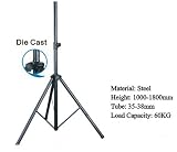 Produkt-Bild: Boxenst&auml;nder schwarz, Stahl bis 60kg
