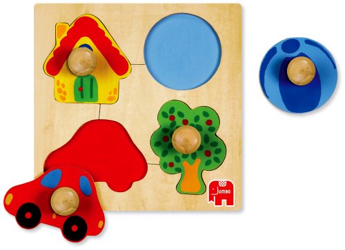 Childrens Toyshop  Spielwaren : Jumbo Spiele 18019 - Holzpuzzle Zu Hause