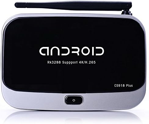 Nice Sports® Latest Cs918 Plus Core Google Quad-core Network Player, Rk3288 28nm Cortex-a17 Quad Core, ARM Cortex-a9 Processor with up to 1.8ghz Speed-1080p Full Hd Google Android 4.4 Kitkat Mini Iptv Tv BOX Internet Streaming Media Player- All in One Entertainment System