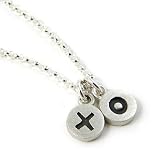 X O (Hugs Kisses) Sterling Silver Necklace
