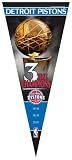 NBA Detroit Pistons Premium Quality Pennant 17-by-40 inch