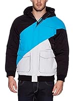 Urban Classics Chaqueta (Turquesa / Negro)