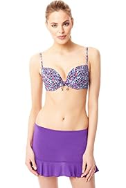 Underwired Push-Up Spotted Bikini Top